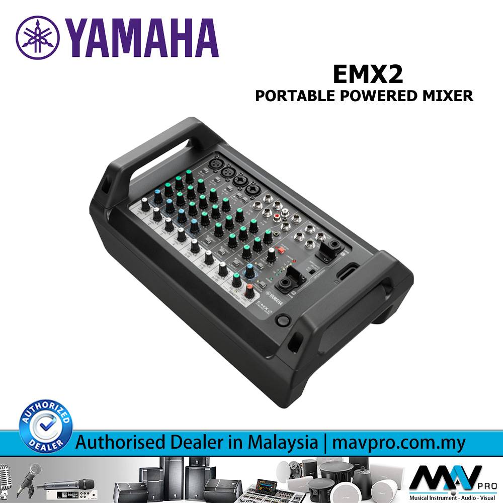 YAMAHA EMX2 Portable Powered Mixer (EMX2) l Mavpro Malaysia